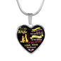 To My Wife Heart Pendant From Husband Romantic Gift For Woman On Xmas, Valentine