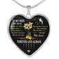To My Wife - Forever And Always - Heart Necklace love Husband Gift For Her n-05.12