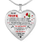 To My Wife Heart Necklace Pendant - Wife And Husband I Love You Gifts For Wife n-05.12