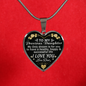 To My Precious Daughter Heart Necklace Jewelry - Love You - Unique Gifts For Kid