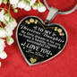 To My Precious Daughter Heart Necklace Jewelry - Love You - Unique Gifts For Kid