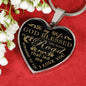 To My Wife Heart Pendant - Birthday Gift For Wife - God Blessed the broken Road..I Love You - Awesome Gift For Woman - Lovely Valentine Gift For Wife from Husband
