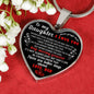 Father Daughter Heart Necklace - girl's Jewelry - Meaningful Birthday Gift from dad - daughter gifts heart - gang gift for children
