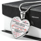 Father And Daughter - To My Daughter Necklaces Heart Pendants Gift From Daddy's n-05.12