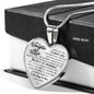 To My Daughter Necklace Heart - Pendant Gifts From Dad for love daughter n-05.12
