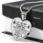 To My Wife Heart Necklace Pendant Wife n-05.12