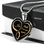 Necklace Heart Pendant Son - Until I see you again! n-05.12