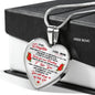 Mother And Daughter - To My Daughter Necklace Heart Pendant Gift From Mom n-05.12