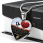 To My Wife Heart Pendant Chain - From Husband - Gift Valentine's, Anniversary n-05.12