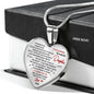 To My Daughter Heart Necklace Pendant Gifts From Daddy's - Daughter Necklace n-05.12