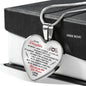 To My Daughter Necklace Heart Pendants Gift - Father And Daughter - From Daddy's n-05.12