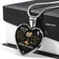 To My Wife - Forever And Always - Heart Necklace love Husband Gift For Her n-05.12