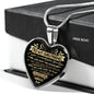 To My Girlfriend - Boyfriend And Girlfriend Pendant Necklace Chain Gift From His n-05.12