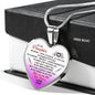 To My Daughter Necklace Heart - Father And Daughter - Pendant Gift From Daddy's n-05.12