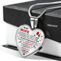 To My Wife Heart Necklace Pendant - Wife And Husband I Love You Gifts For Wife n-05.12