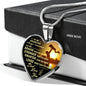 To My Daughter Necklace from Father Always Remember Dad Love You Chain Gift n-05.12