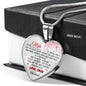 To My Gorgeous Necklace Chain - Wife Heart Pendant Custom Gifts From Husband n-05.12