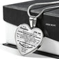 Pendant Necklace Love To my Daughter Gift - Birthday Gifts for Girls From Dad n-05.12