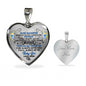 Gifts Mom to My Daughter Whenever You Feel Overwhelmed Remember Whose Daughter You Are Heart Pendant Necklace heart luxury necklace silver ASIN: B08HSFD7YB