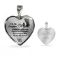 to My Daughter If There Ever Comes A Day When We Can’t Be Together Christopher Robin Heart Pendant Necklace