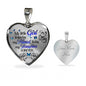 My Little Girl Yesterday My Friend Today My Daughter Forever Luxury Heart Pendant Necklace – Daughter Gifts