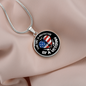 Perfect Gifts Daughter Necklace, This Girl Is Protected By A Veteran, Daughter Gifts From Dad 14k White Gold on Christmas, Brithday, Vacation Gifts B099BNMBHY