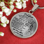 Special Novelty Gift To My Daughter Necklace - Father Daughter Pendant - Awesome Gift For Girls On Birthday, Xmas