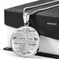 TO MY LOVING HUSBAND - LUXURY NECKLACE neck brother 26.12
