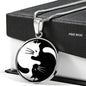 Pendant Necklace Yin Yang Cats - Christmas Is Coming... neck brother 26.12