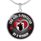 Pendant Necklace This Girl is Protected by a Veteran - Canadian Edition neck brother 26.12