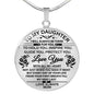 Necklace To MY Daughter - I WILL ALWAYS BE THERE FOR YOU - From Dad neck brother 26.12