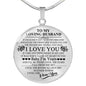 TO MY LOVING HUSBAND - LUXURY NECKLACE neck brother 26.12