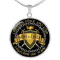 Son & Dad Necklace - Through Thick And Thin - Together We Stand Quote neck brother 26.12