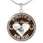 Pendant Necklace NO LONGER AT MY SIDE BUT ALWAYS IN MY HEART neck brother 26.12