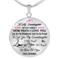 to my granddaughter necklace from grandpa, best gift for granddaughter neck brother 26.12