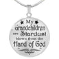 My Grandchildren are Stardust Blown from the Hand of God - Necklace for Child neck brother 26.12