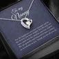Necklace gifts Heart Necklace, Gift For Babysitter, Gift For Daycare Provider, Childminder Gifts, Nanny Gift, Thank You Gift For Nanny, Child Care Gift, Gifts Birthday, on Christmas Silver Luxury neck
