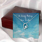 Meaningfull Heart Necklace, In Loving Memory Of Your Brother, Memorial Gifts For Loss Of A Brother Gift, Brother Condolence Gift, Grief Gift, Wedding Day, Gift For Daughter Gifts Christmas, on Birthda