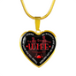 To My Wife Necklace - Thank you For Being My Life - Best Love Gift For Your Wife