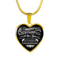 To My wonderful Wife Heart Pendant Meaningful Gifts For Woman On Xmas, Valentine