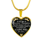 To My Precious Daughter Heart Necklace Jewelry - Love You - Unique Gifts For Kid