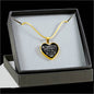 To My wonderful Wife Heart Pendant Meaningful Gifts For Woman On Xmas, Valentine