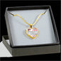 To My Beautiful Wife Heart Pendant Unique Gifts For Her From Husband on Valentine, Xmas