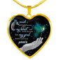Necklace my mind still talks to you and my heart still looks for you n-05.12
