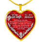 To My WIFE HEART LOVE NECKLACE PENDANT Anniversary Birthday GIFT For Your Wife n-05.12
