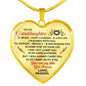 To My Granddaughter Necklace Heart Pendants Gift - From Grandpa n-05.12