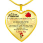 To My Fiancee Heart Necklace Pendant Gifts From Fiance I Love You Necklaces n-05.12