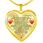 Pendant Necklace To My Daughter - Love Mom Christmas, Birthday Gifts for Girl n-05.12