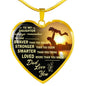 To My Daughter Necklace from Father Always Remember Dad Love You Chain Gift n-05.12