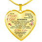 To My Beautiful Girl - I Love You Quotes Necklace Custom - From Boy For Her n-05.12